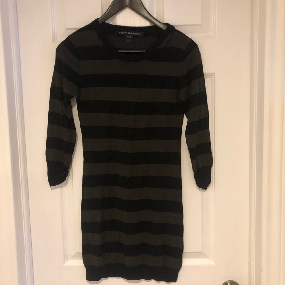 French connection striped dress - sz 6